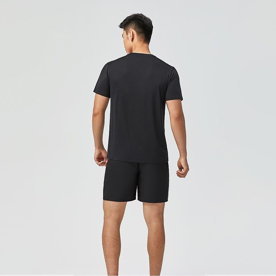 Decathlon メンズ半袖Tシャツ100 ジム・フィットネス BLK