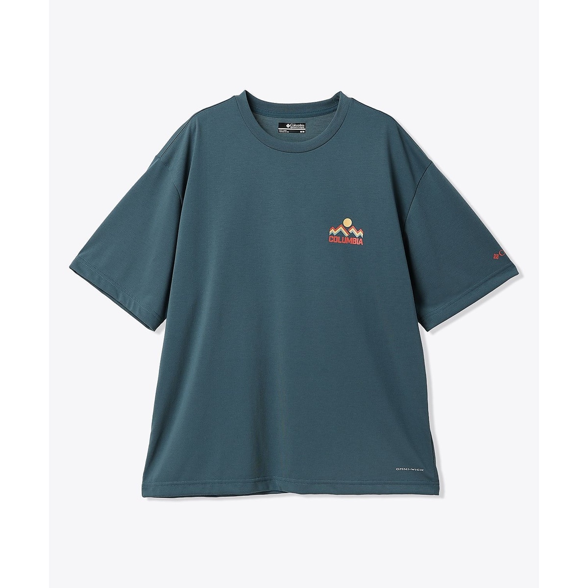 シダートレイルバックグラフィックTシャツ