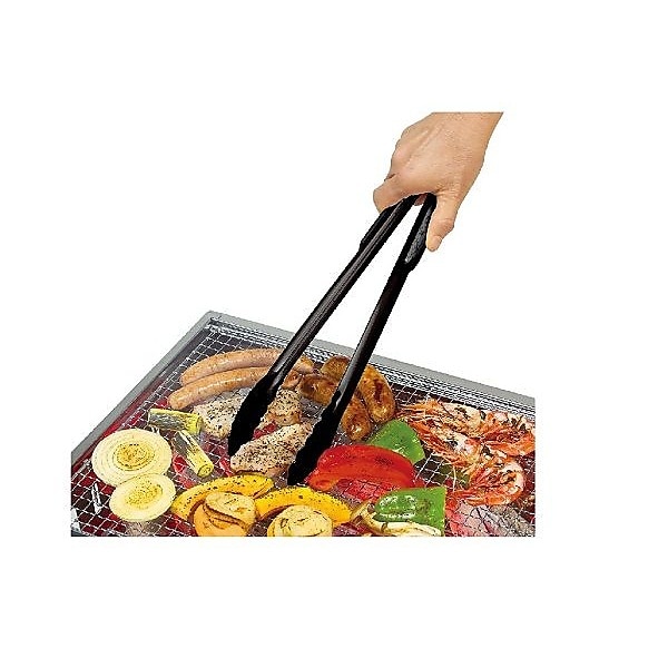 ウッドグリップ　トング35cm(ブラックチタンコート)