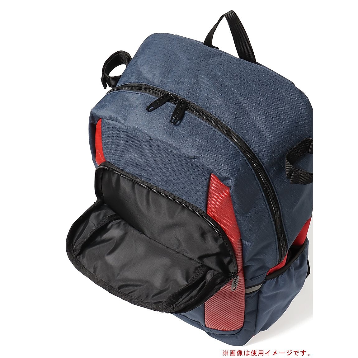 ジュニアバックパック 33L ネイビー/レッド