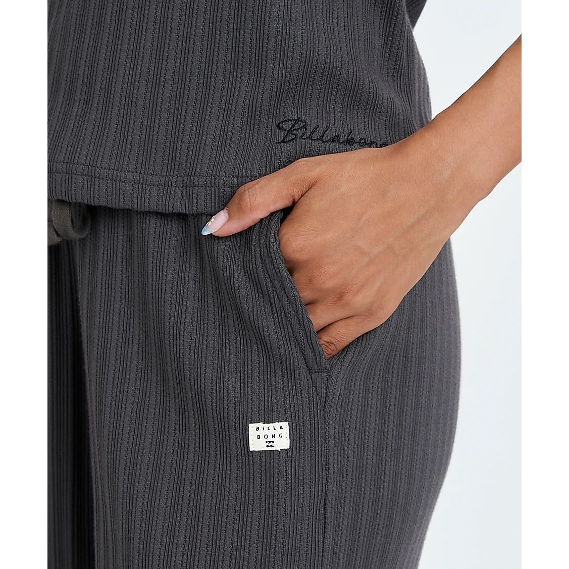 JACQUARD RIB LONG PANTS