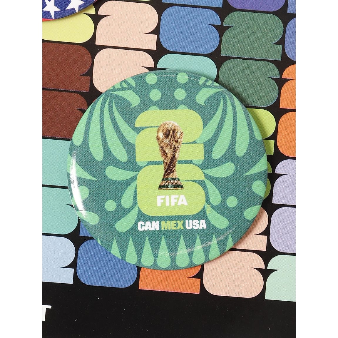 Host Countries Button Pin