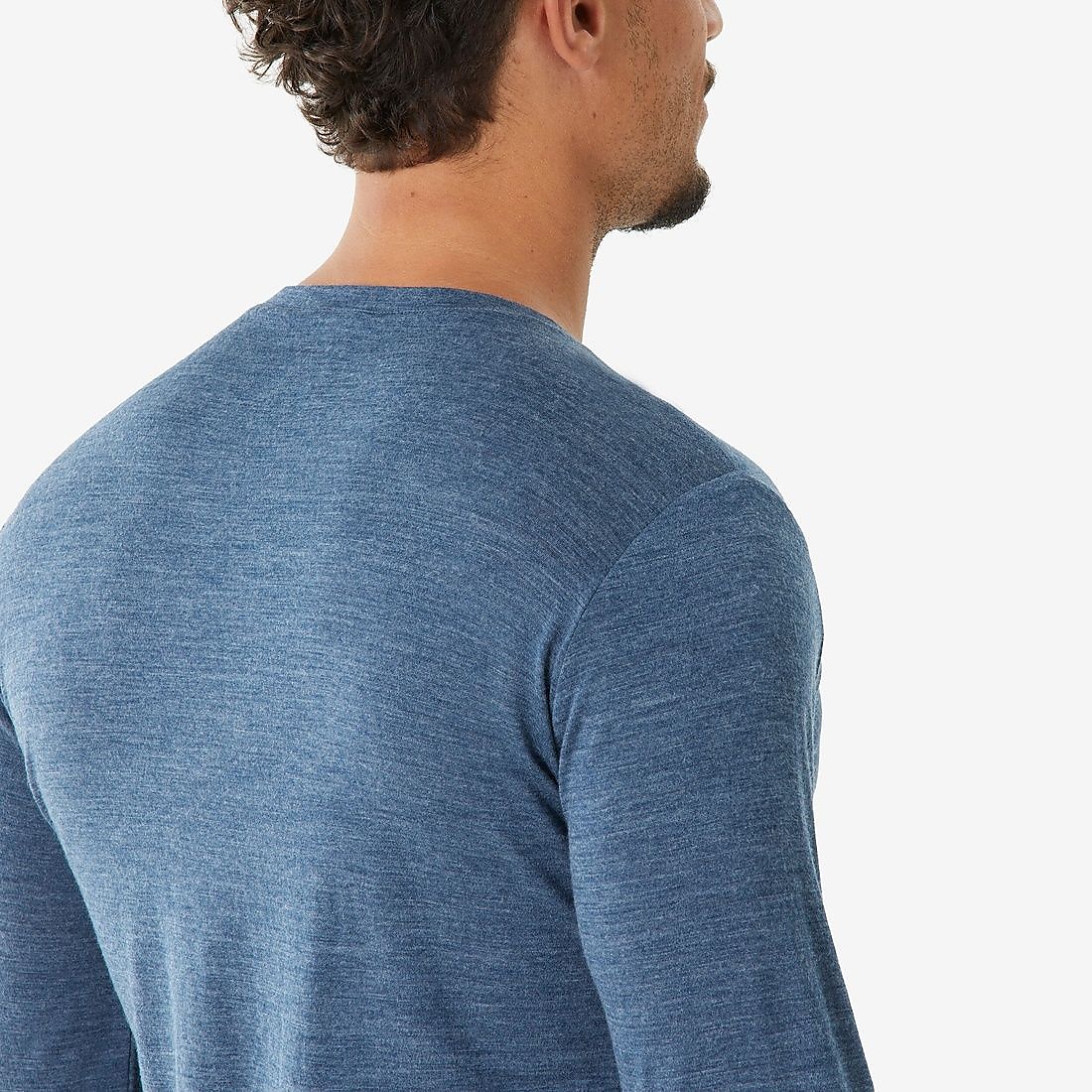 SIMOND メンズ 長袖Tシャツ MERINO FRESH BLU