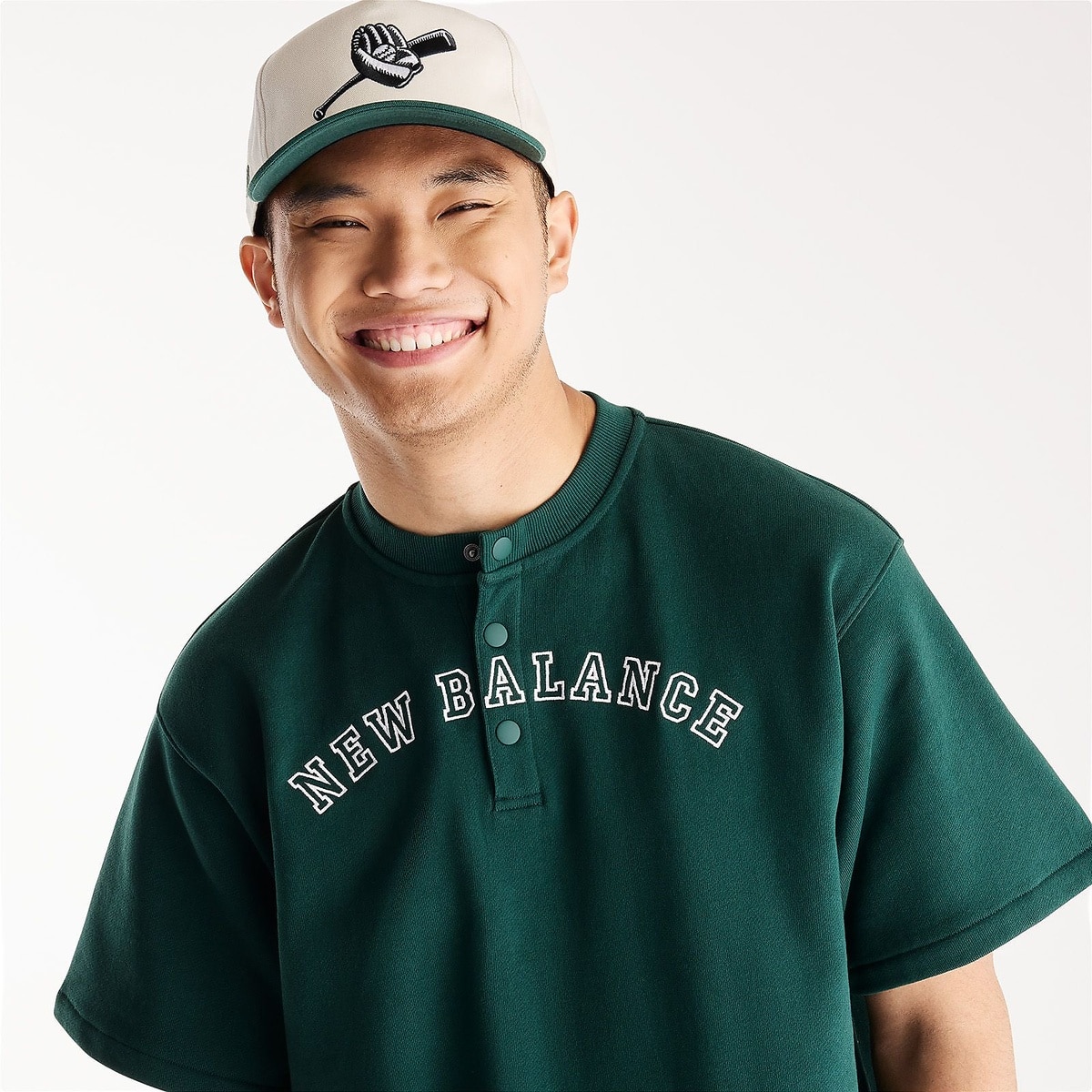 大谷翔平シグネチャーヘンリーネックショートスリーブTシャツ