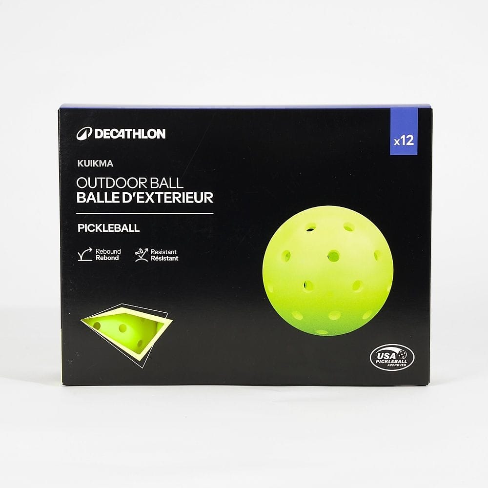 Decathlon ピックルボール用ボール 12個セット USAPA公認 YEL