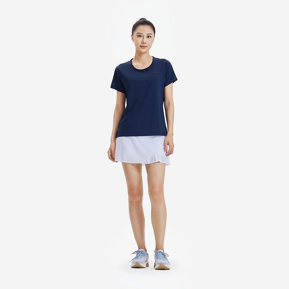 KIPRUN レディース TシャツRun500 透湿性 速乾性 NVY