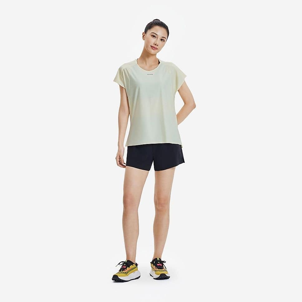 KIPRUNレディースTシャツRUN900 LIGHT 速乾 YEL