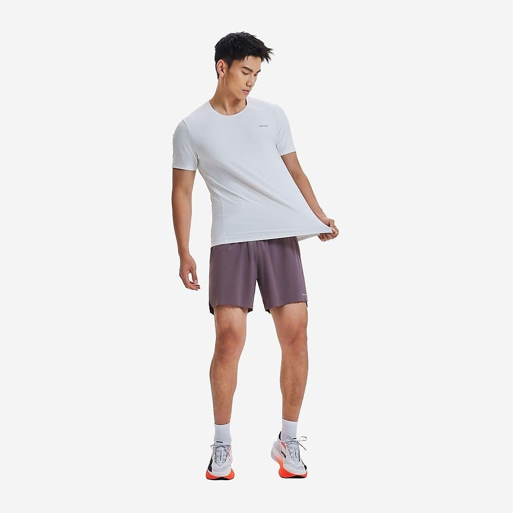 KIPRUN メンズ TシャツRUN 500 UVカット WHT