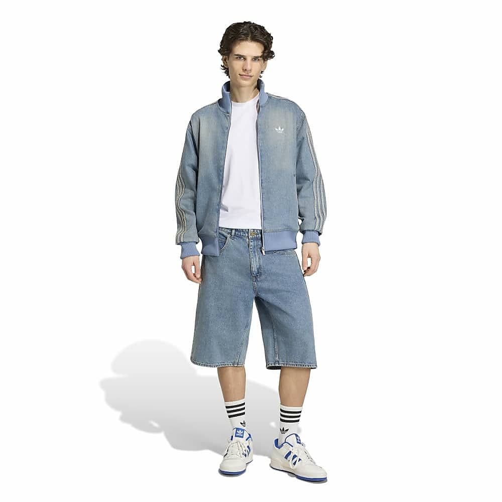 LIGHT WASH DENIM FIREBIRD TRACK TOP