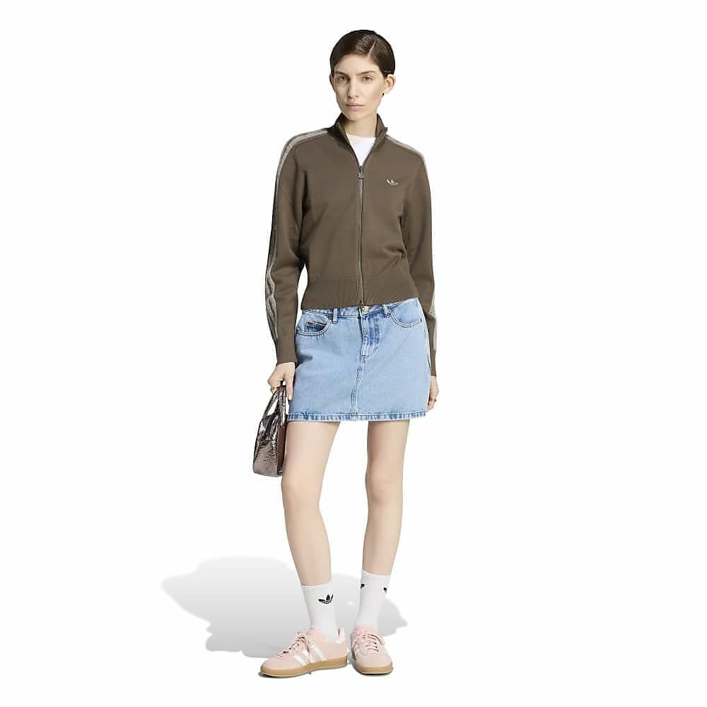 3 STRIPES MINI SKIRT DENIM
