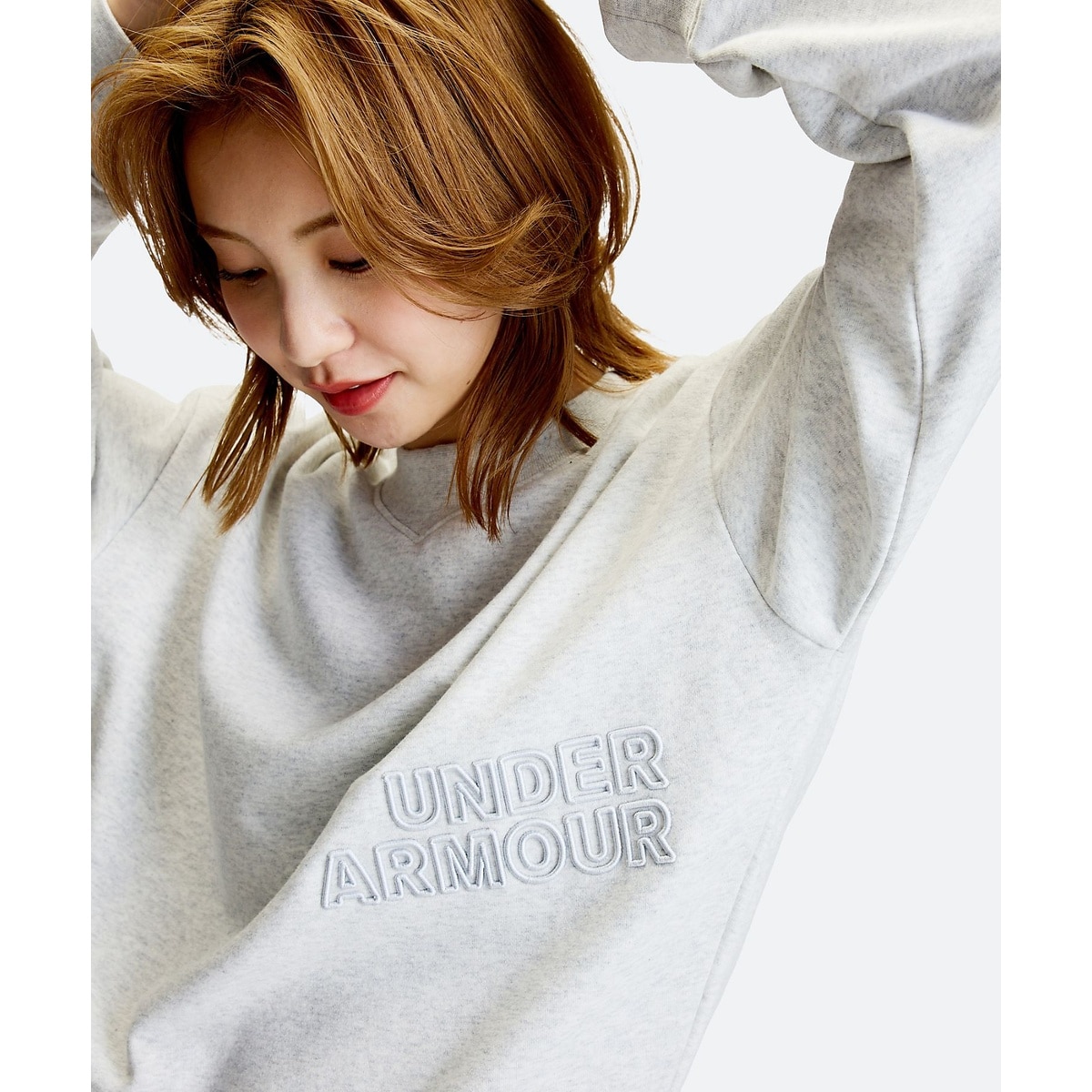 UA ESSENTIAL TERRY EMBROIDERY CREW