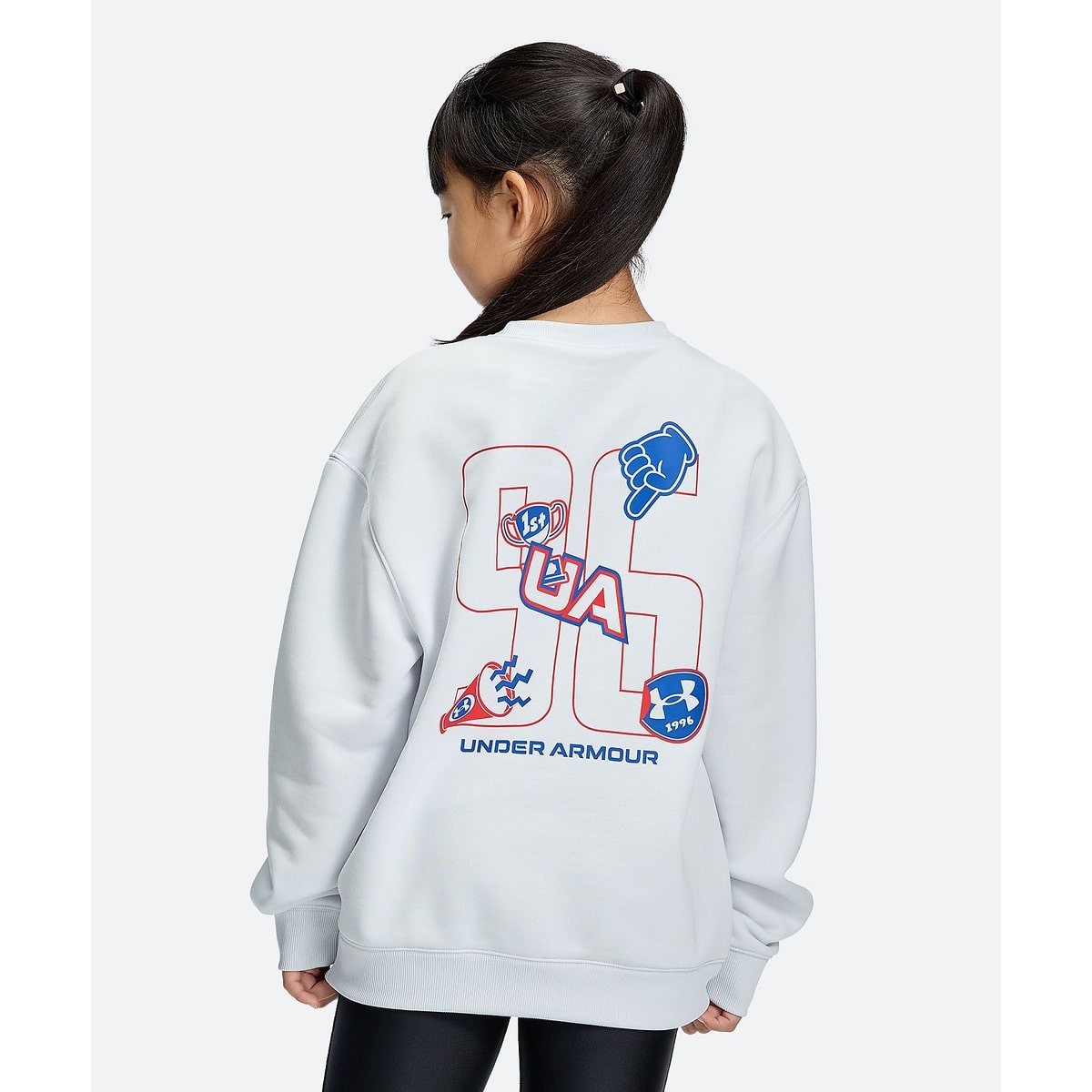 UA RIVAL LIGHTWEIGHT TERRY OVERSIZED CREW