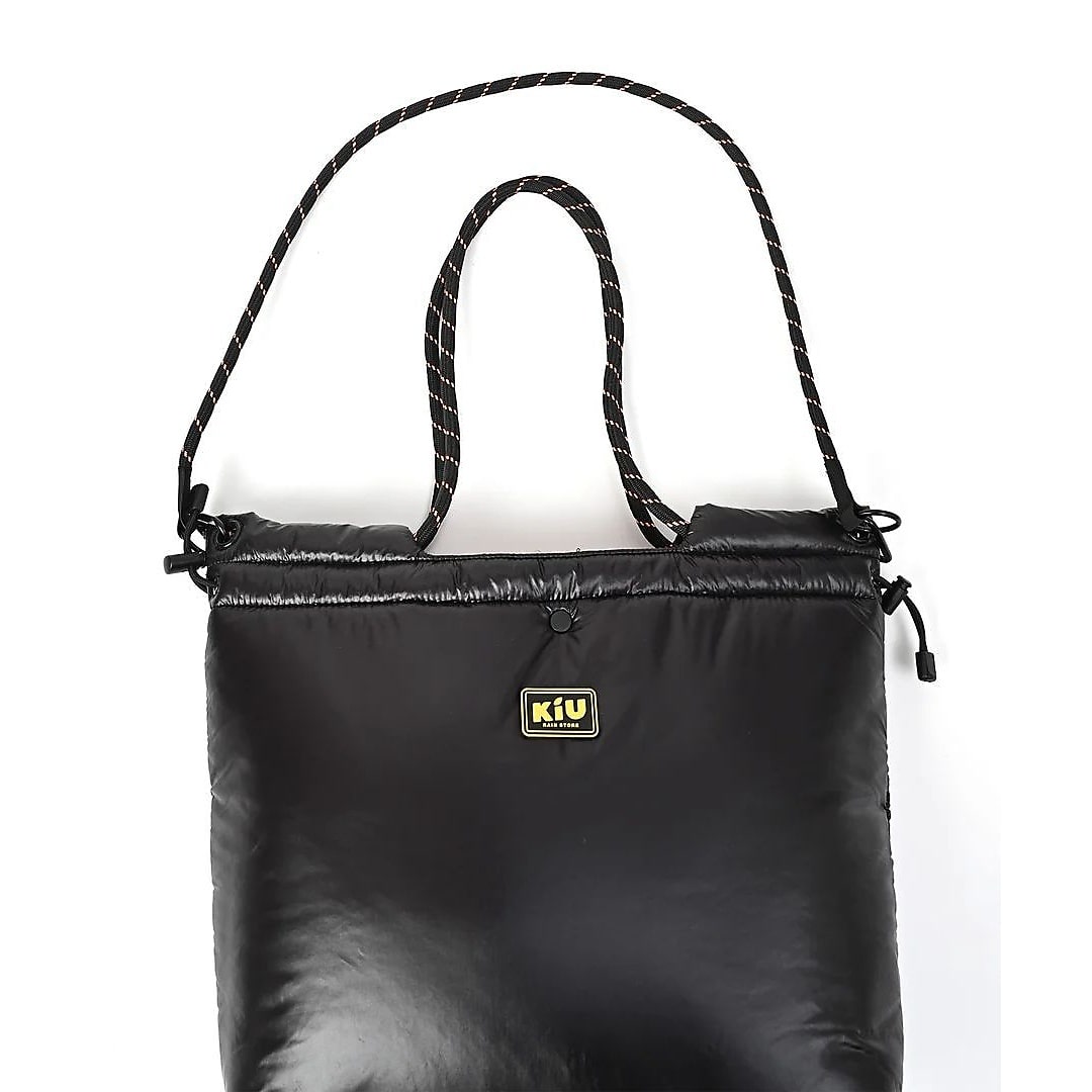 [KiU PUFFY PARACORD TOTE BAG]シルバー