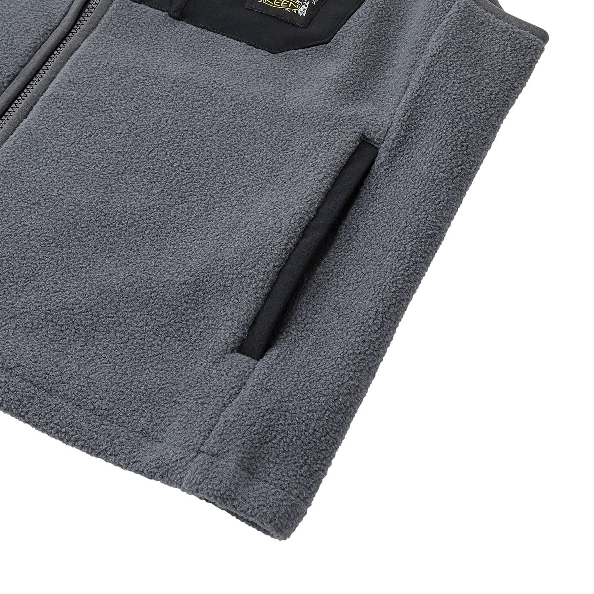 ジンジャー ブラッシュド フルジップ ベスト(GINGER BRUSHED FULL ZIP VEST)