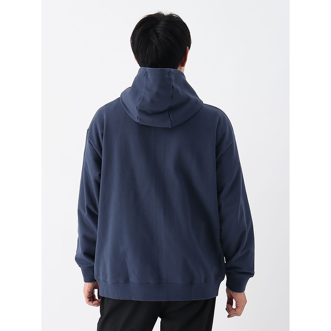 SP LOGO ZIP UP HOODIE XL BLACK