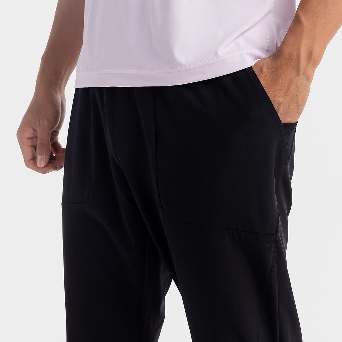 ジム・フィットネス メンズ パンツ レギュラーカット CN FPA 500 BLK