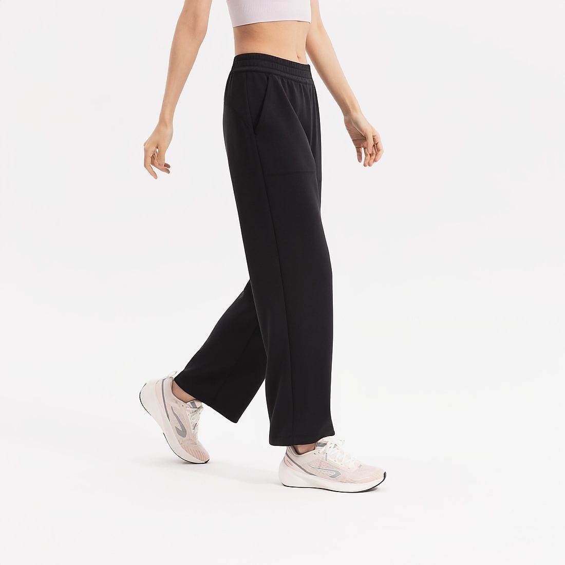ヨガ レディース ストレッチパンツ BLK