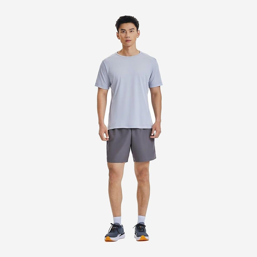 ランニング メンズ Tシャツ 透湿性 DRY GRY