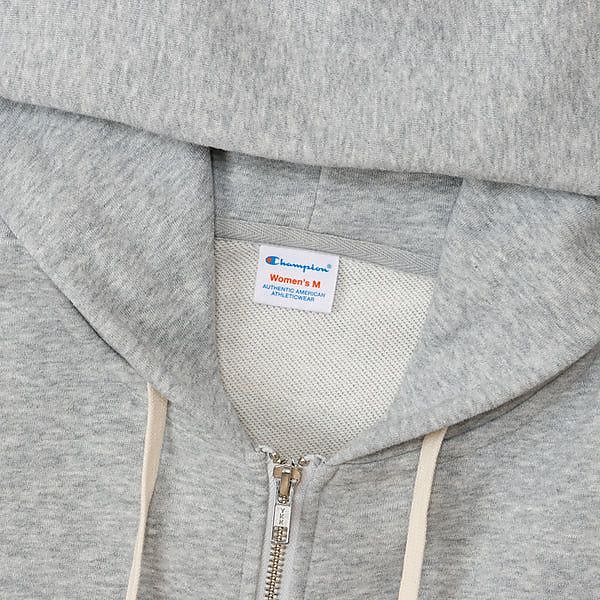 W ZIP HOODED SWEATSHIRT