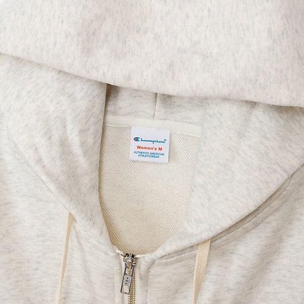W ZIP HOODED SWEATSHIRT