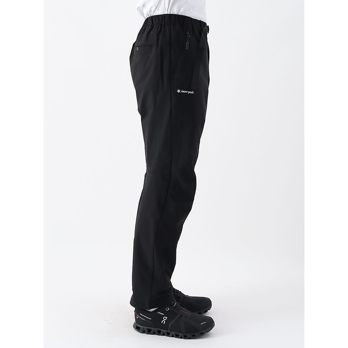 STRETCH CLOTH PANTS XL BLACK