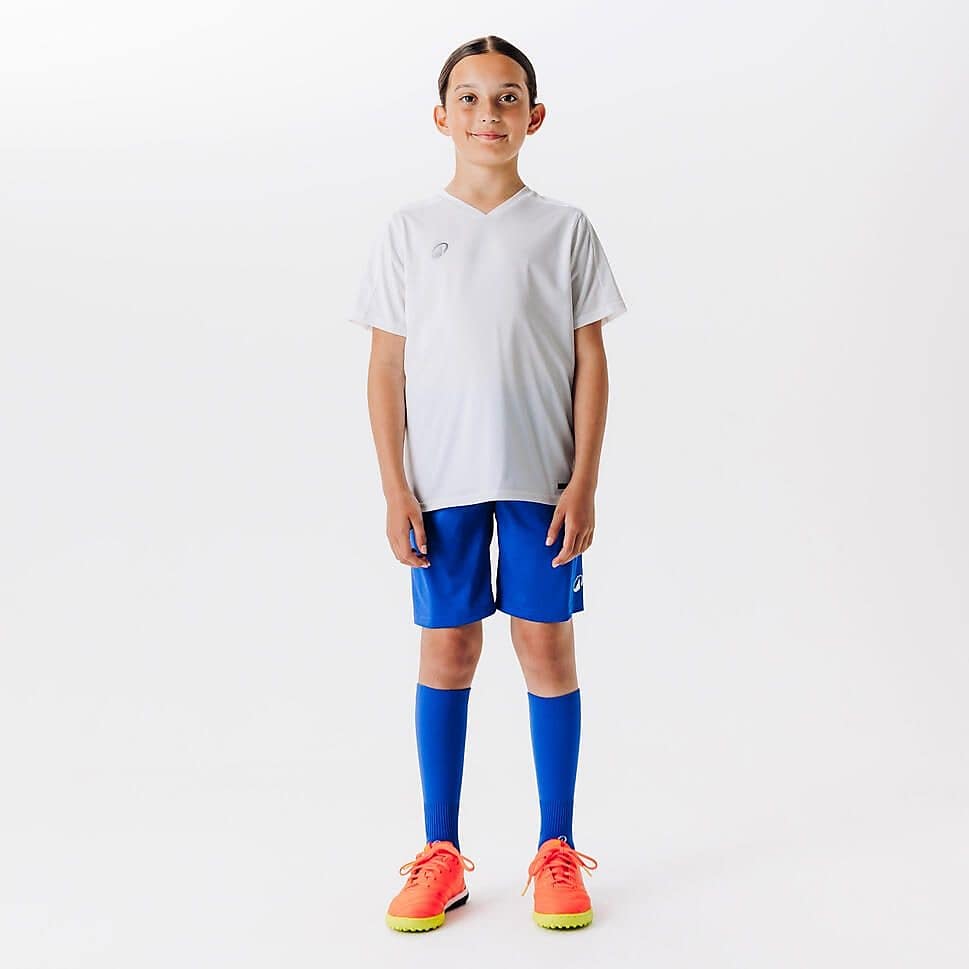 キッズ サッカー用半袖Tシャツ ESSENTIAL WHT