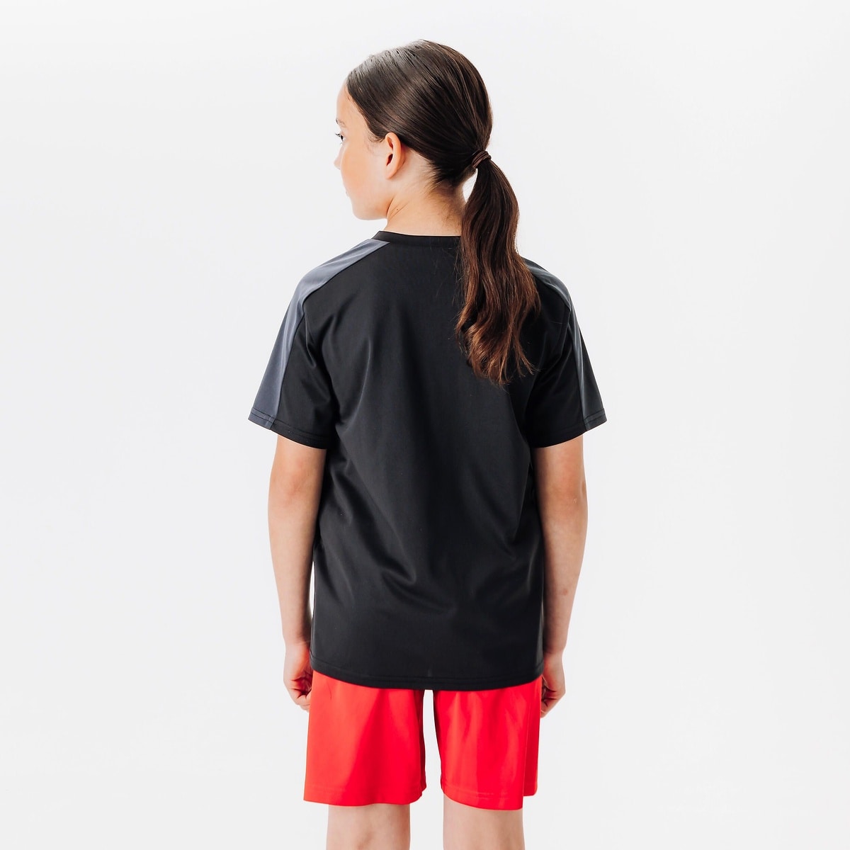 キッズ サッカー用半袖Tシャツ ESSENTIAL BLK