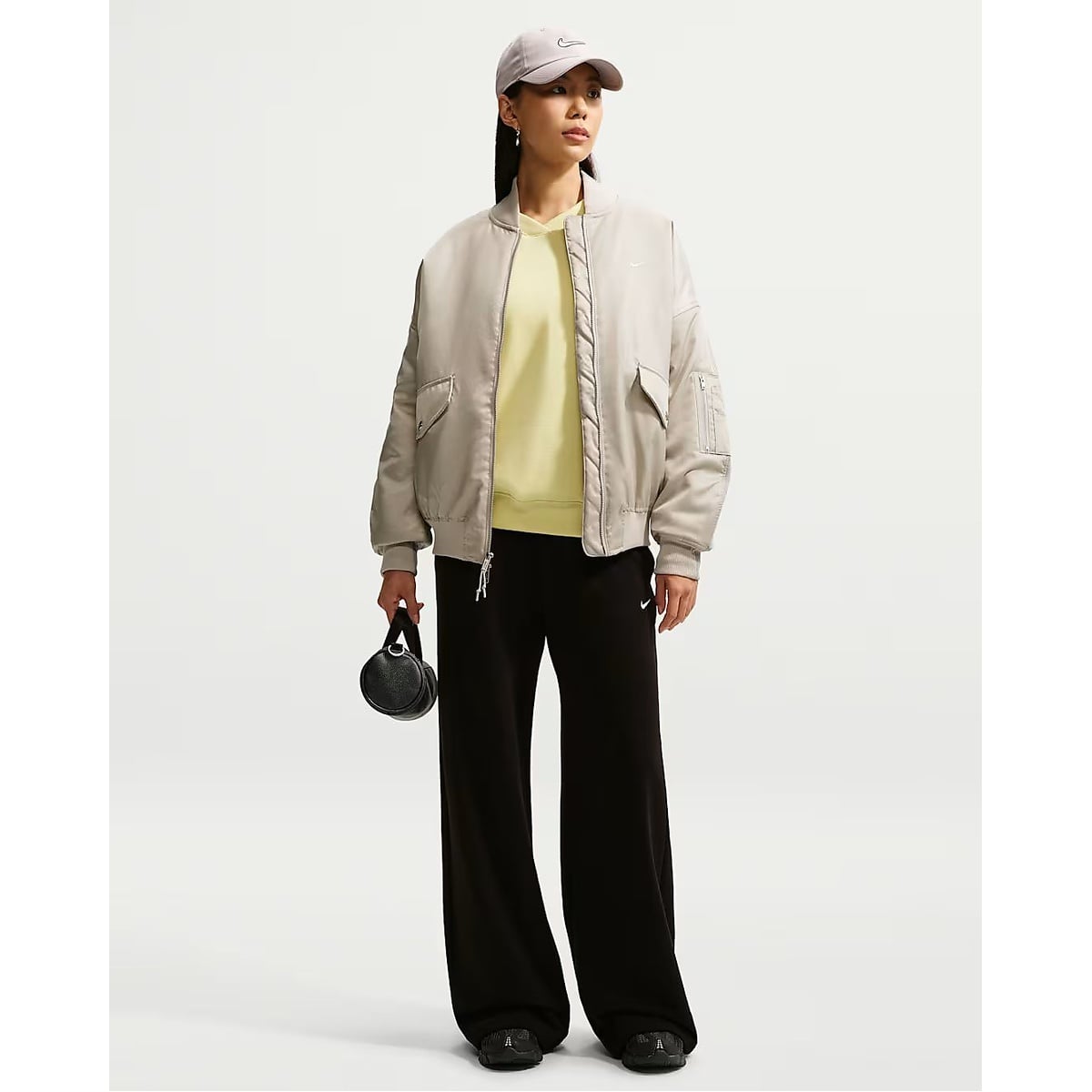 AS W NK STDO HYBRID BOMBER JKT