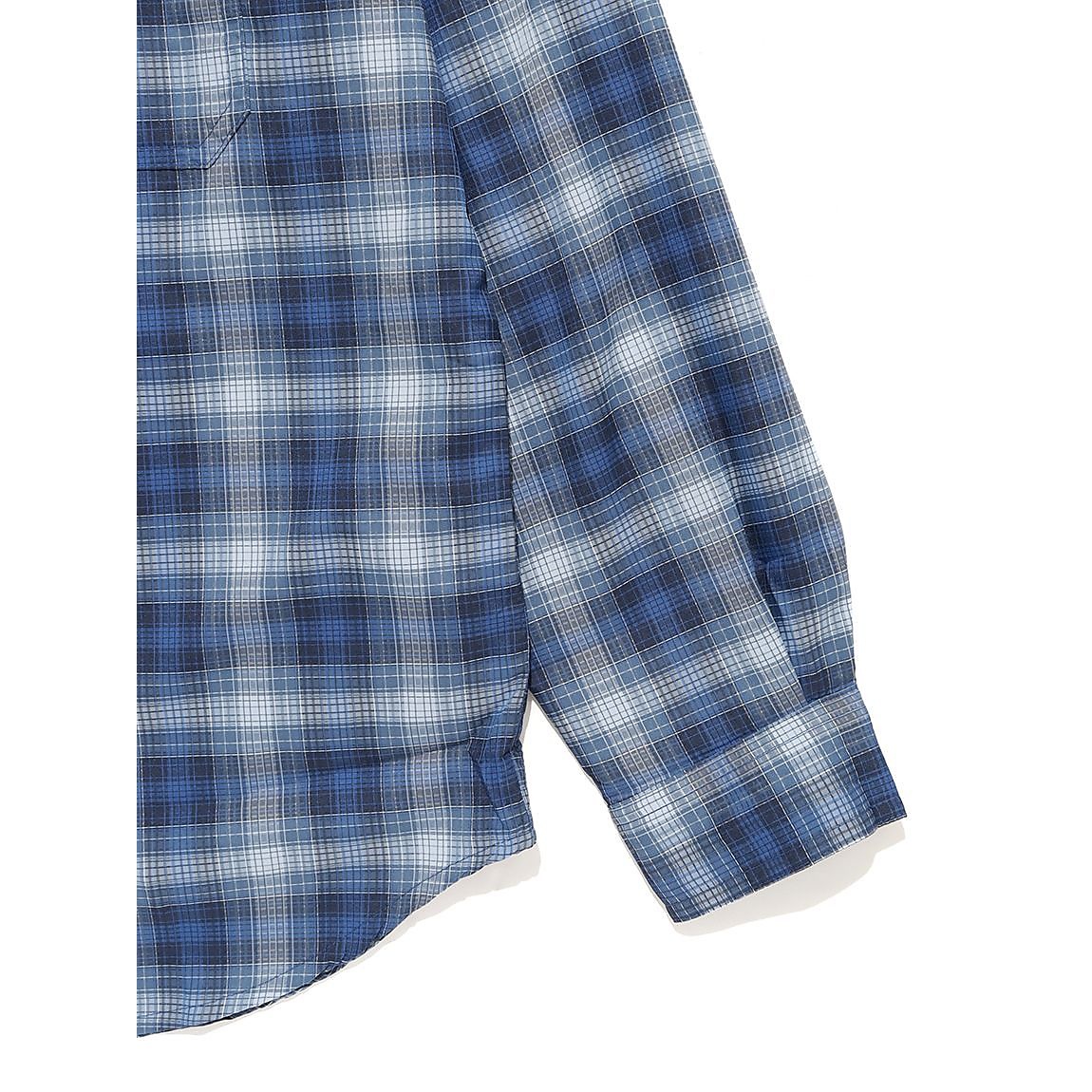 シルバーリッジユーティリティライトプレイドロングスリーブシャツ