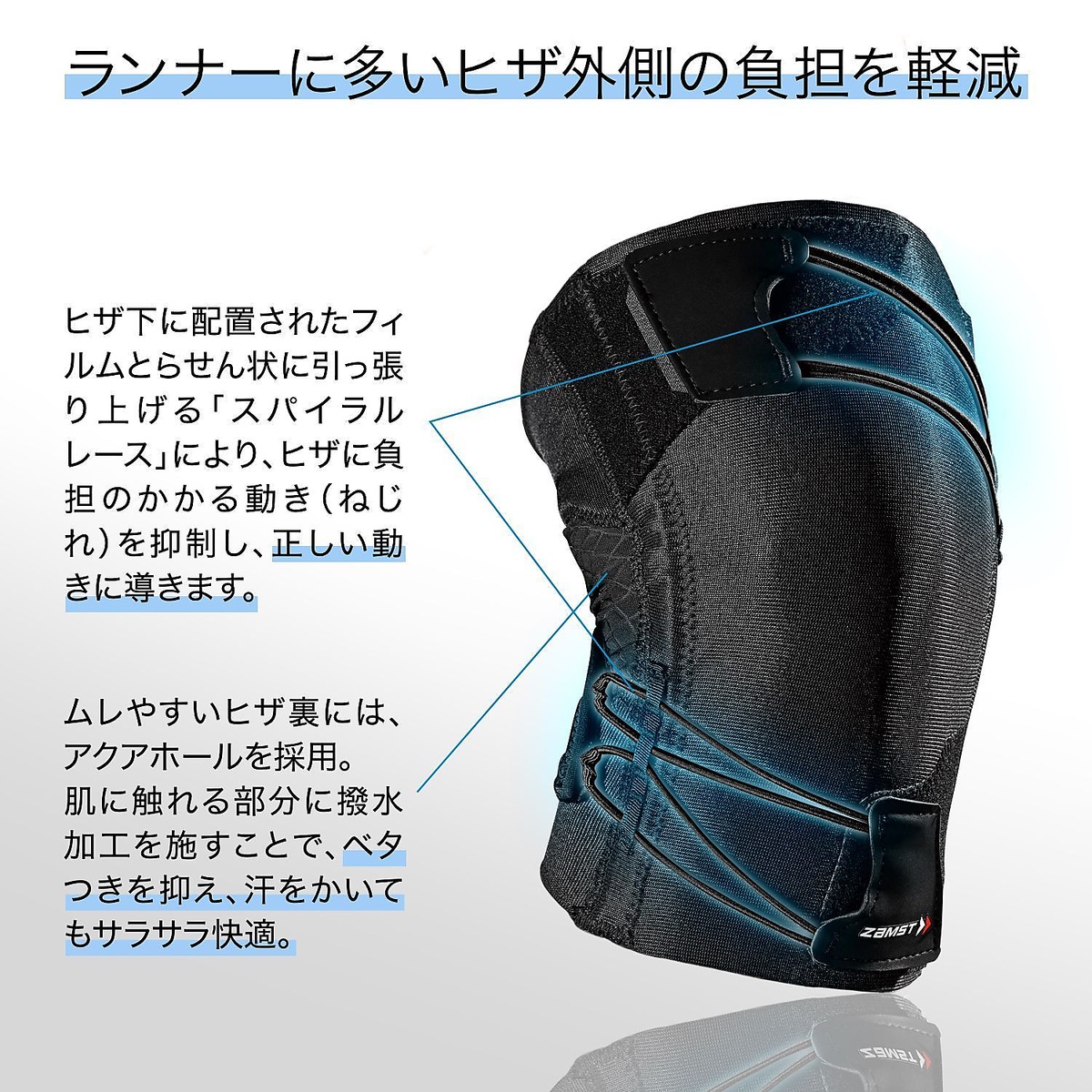 ZAMST RK-1 PLUS ヒザヒダリLL