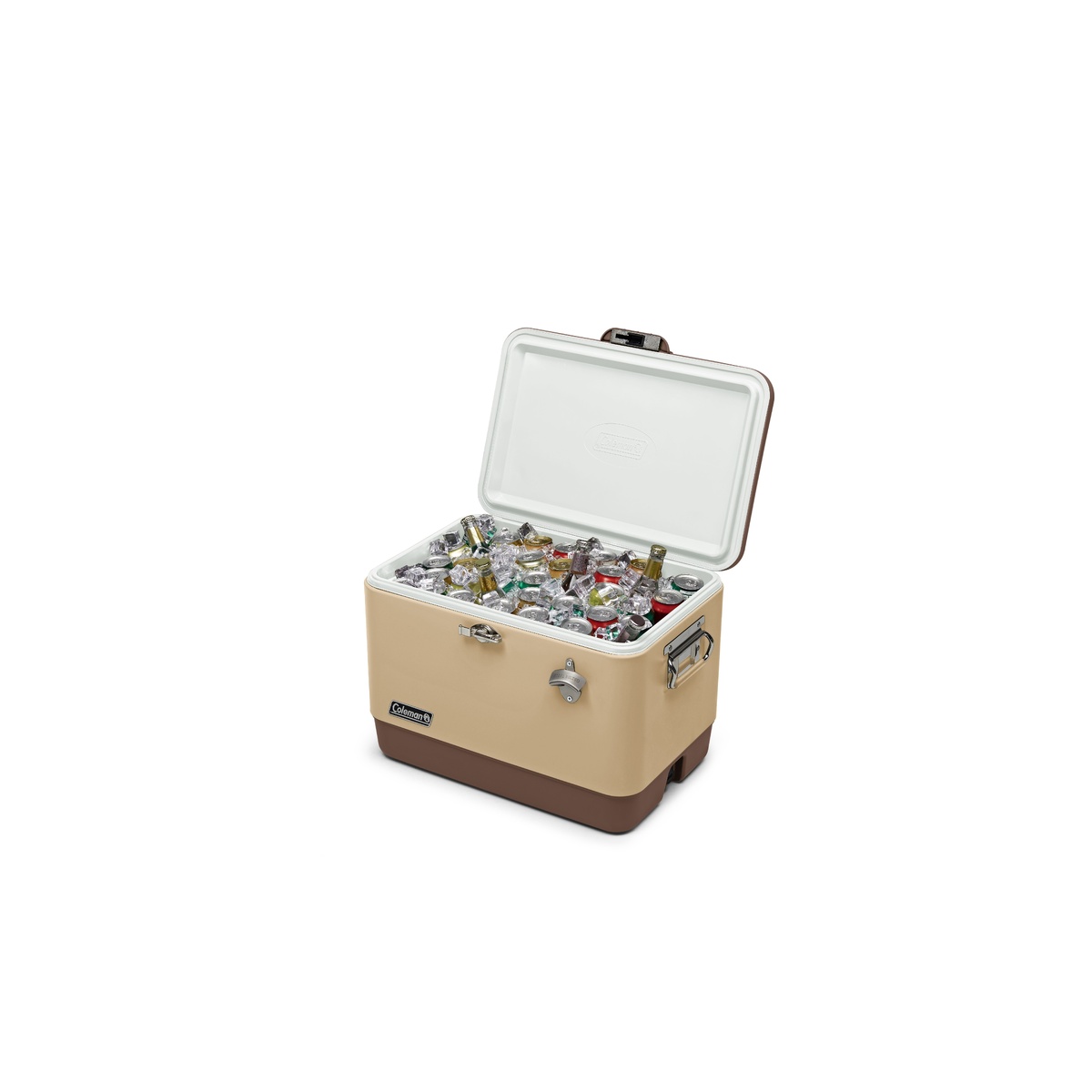 54QTスチールベルトクーラー(バターナッツ)