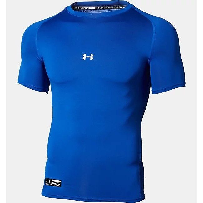UA HEATGEAR ARMOUR COMPRESSION SHORT SLEEVE CREW NECK SHIRT
