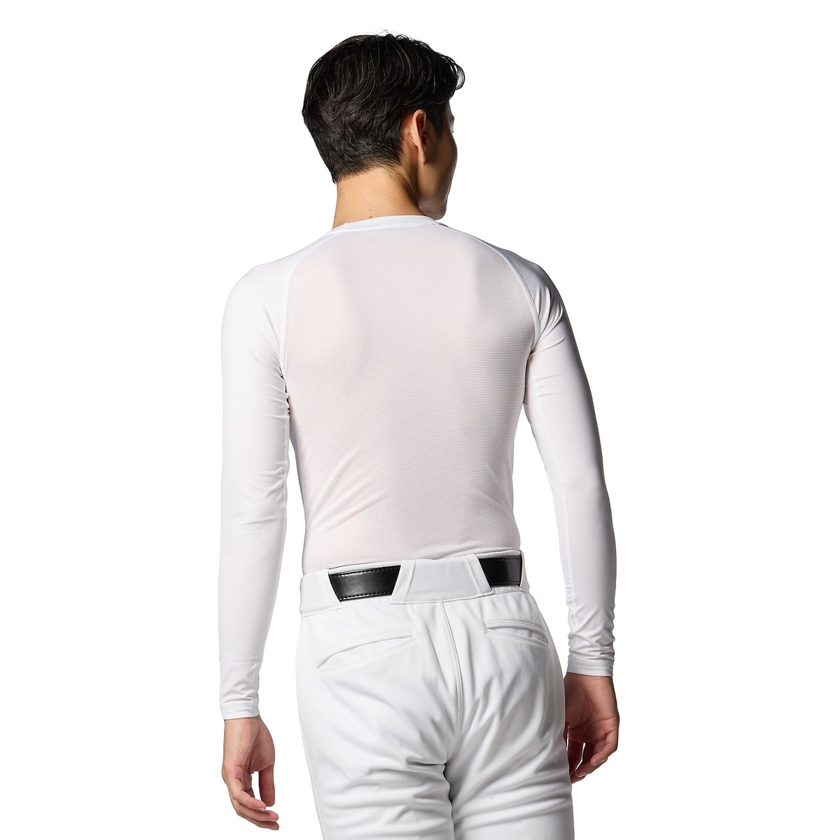 UA HEATGEAR ARMOUR COMPRESSION LONG SLEEVE CREW NECK SHIRT