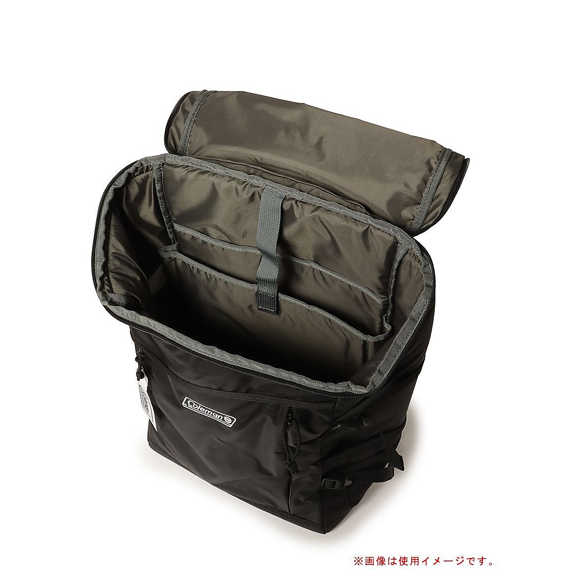 ウォーカースクエアバックパック (ブラック)