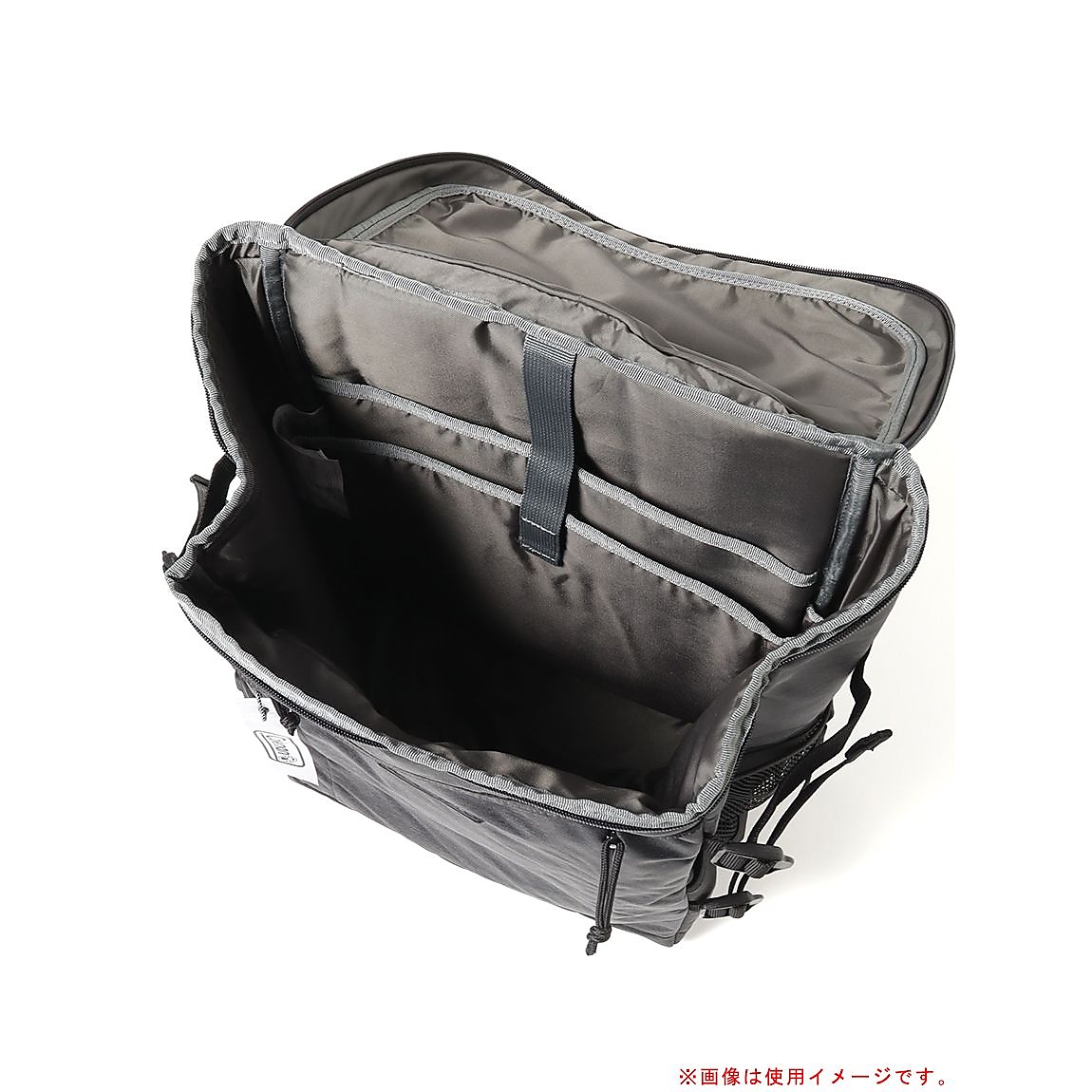 ウォーカースクエアバックパック (ブラックヘザー)