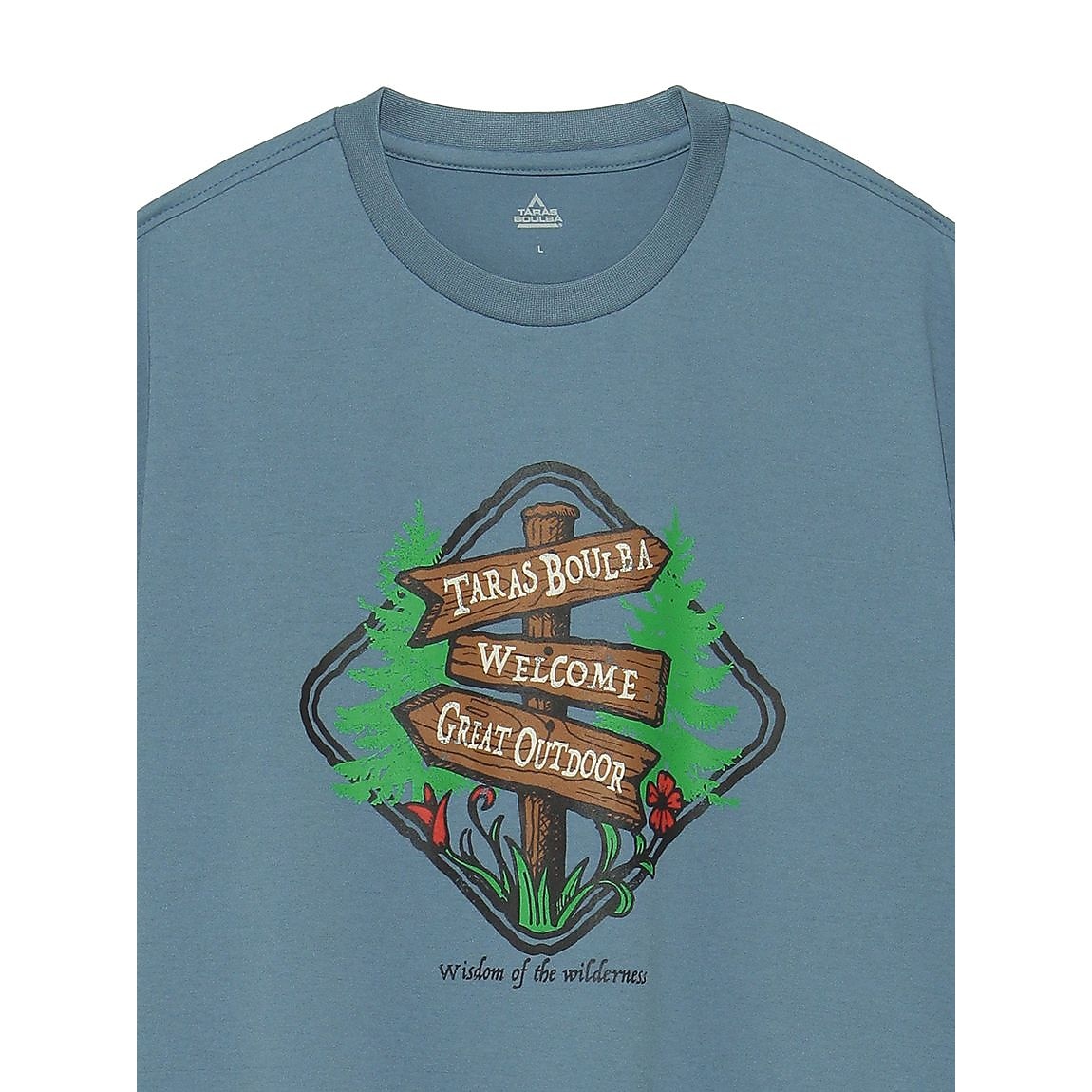 PE天竺プリントTシャツ（ツリーデザイン）