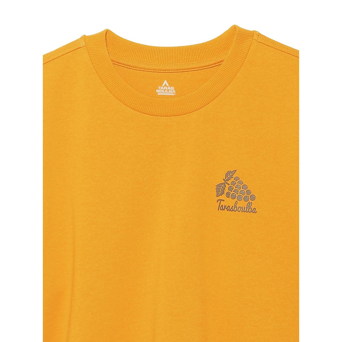 レディース ヘビーコットンプリントTシャツ（ワイン）