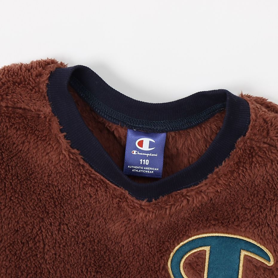 Champion　シェルパフリースクルーネックシャツ