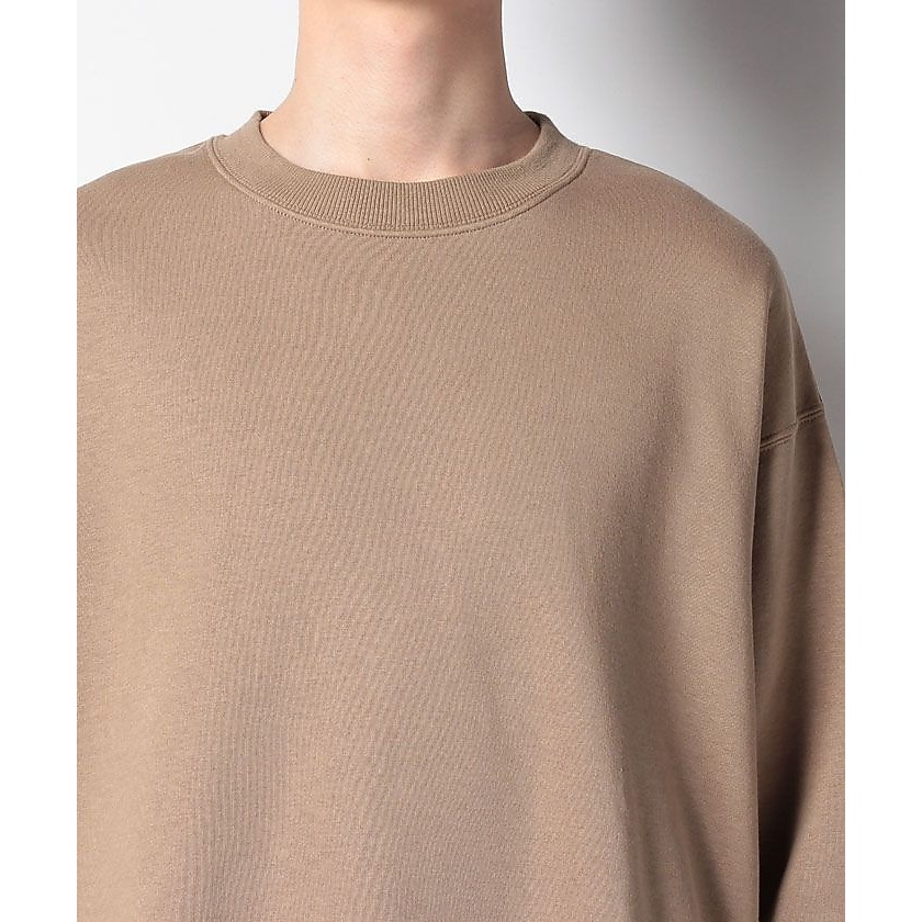 裏起毛クルーネック