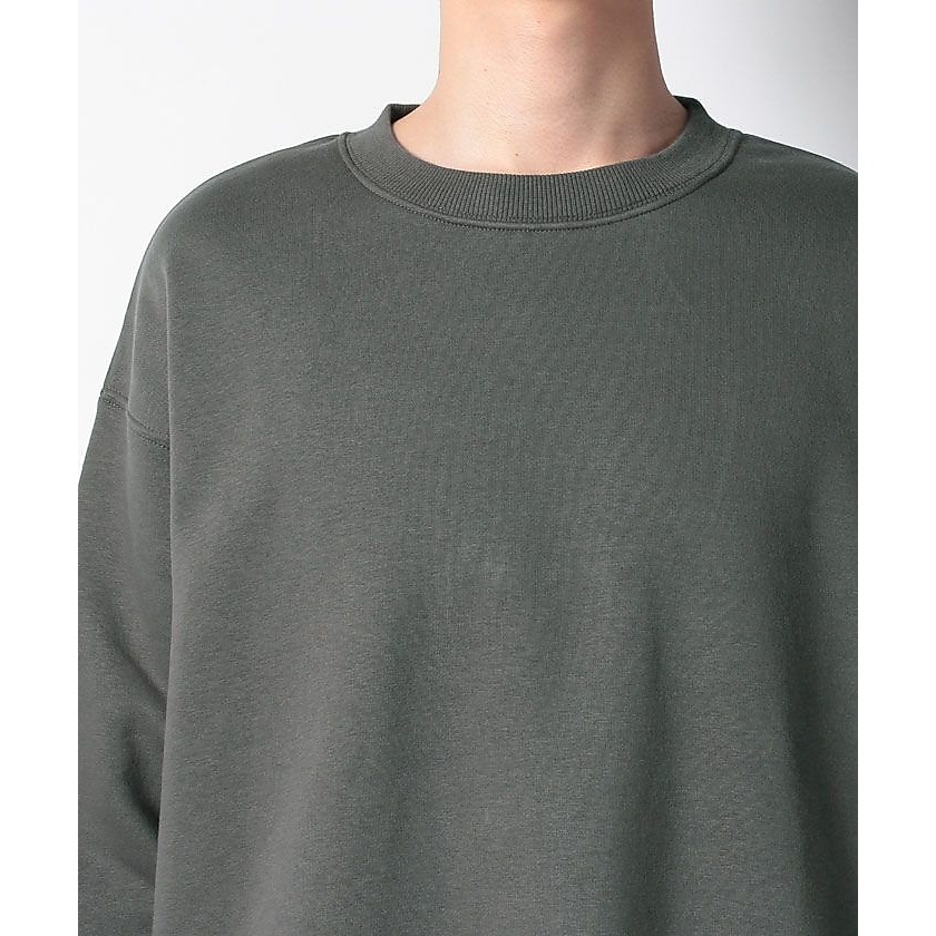 裏起毛クルーネック