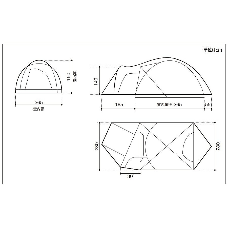 アメニティドームM アイボリー