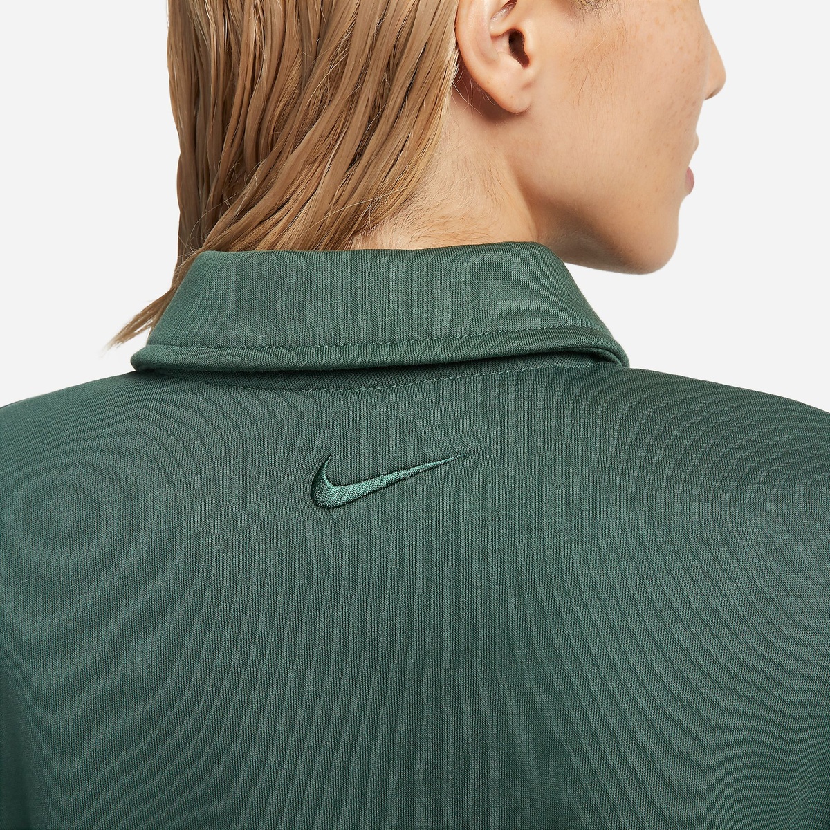 ナイキ ウィメンズ NSW FLC L/S クロップ トップ 3Q ポロ NCPS