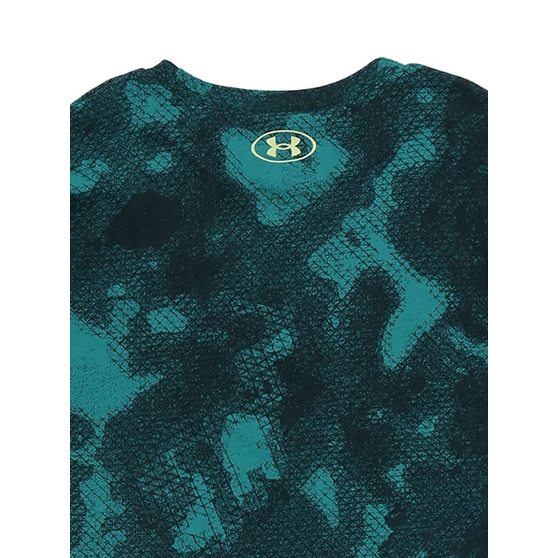 UA PROJECT ROCK LOGO ALLOVER PRINT SS