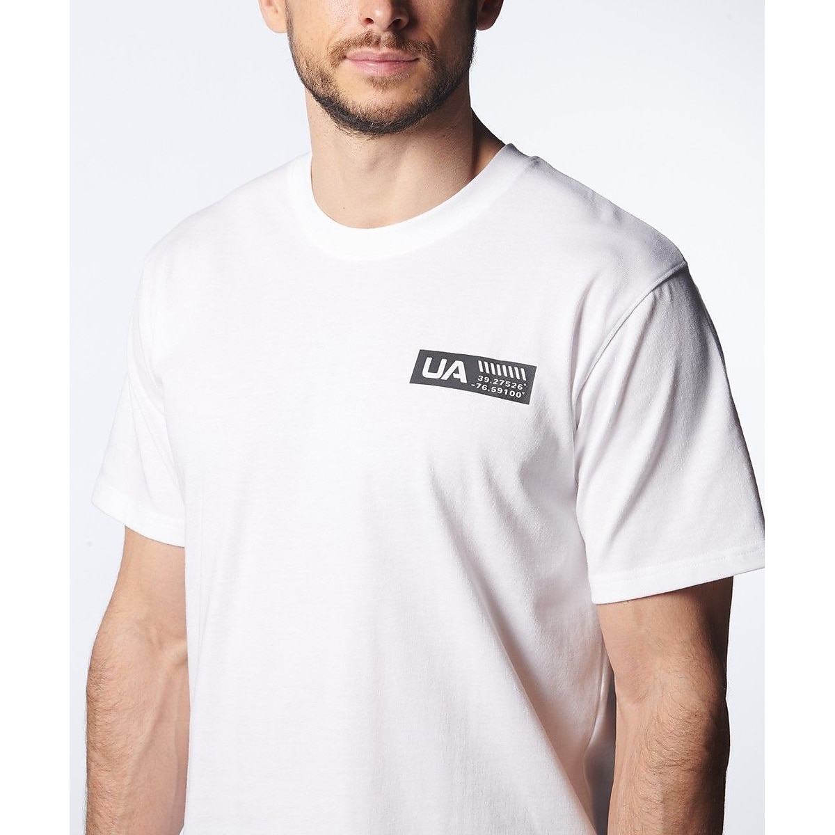 UA HEAVY WEIGHT COTTON SHORT SLEEVE BACK GRAPHIC