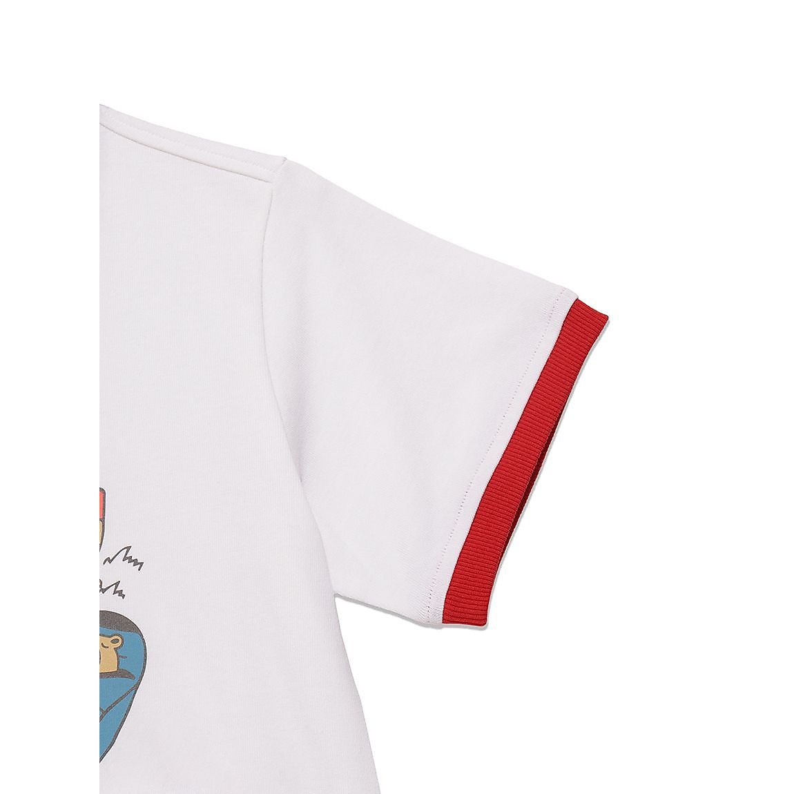 ジュニア ヘビーコットン プリントTシャツ（キャンプクマ）
