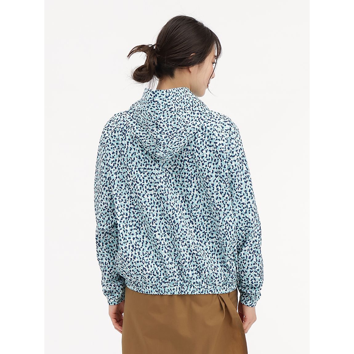 総柄グラフィックウィンドジャケット(裏メッシュ付き)