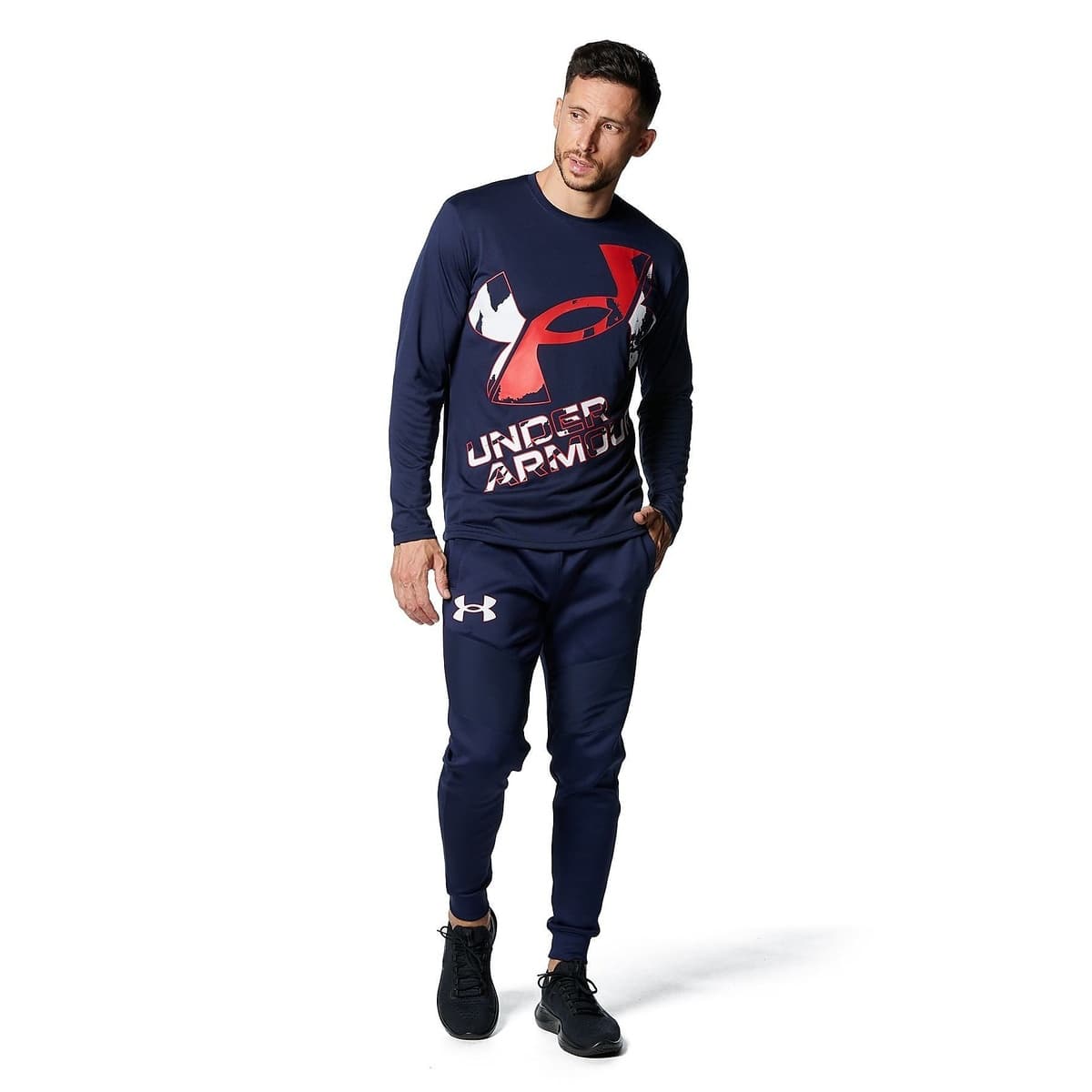UA TECH XL LOGO LS