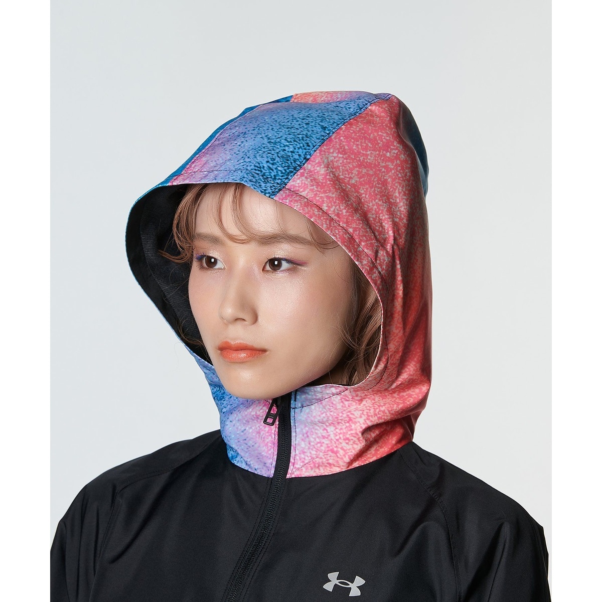 UA TRICOT WOVEN FULL ZIP HOODIE
