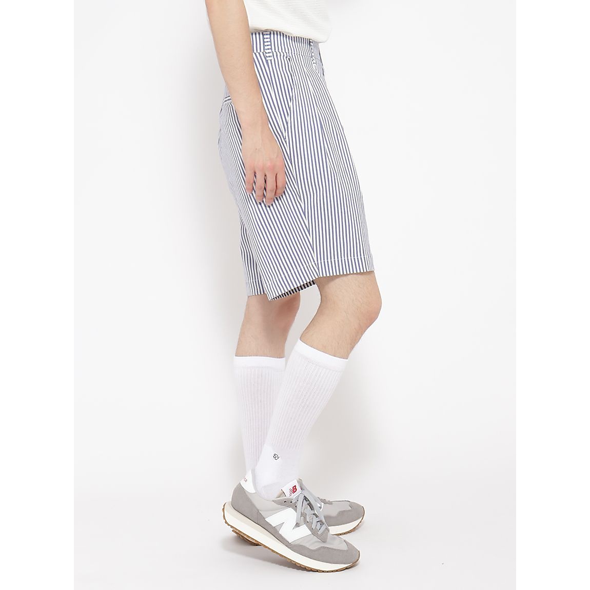 ハイパーストレッチ麻混 ハーフパンツ MENS
