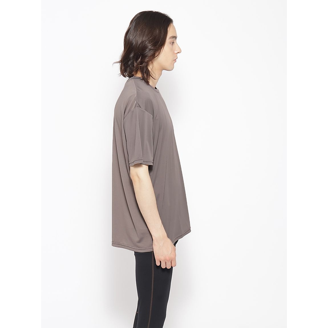 for RUN  軽量ドライスムース オーバーサイズTシャツ MENS